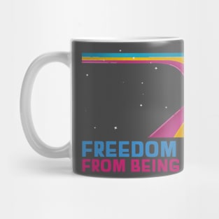 Freedom Lies From Being Bold Mug